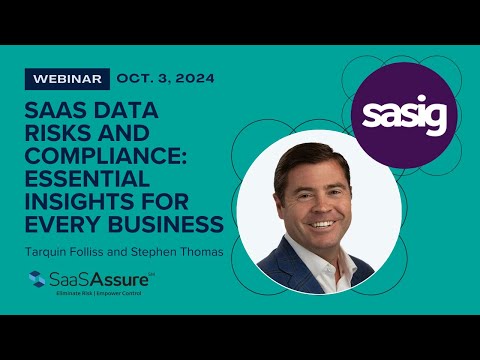 (Webinar) SaaS data risks and compliance: essential insights for every business