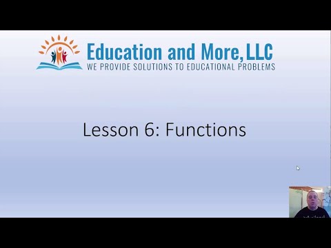 Lesson 6: Functions - Learn Python 3 at a Snail's Pace
