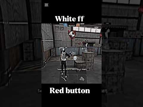 White ff sensi red button☠️👺 #whiteff