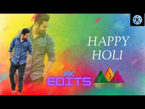 Holi special editing vedio🥳  in kinemaster in Telugu || 2022  #rrr #jrNTR🔥 #holispecial #public
