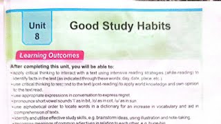 Good Study Habits | unit 8 | #class4 | @ShahzainSeries