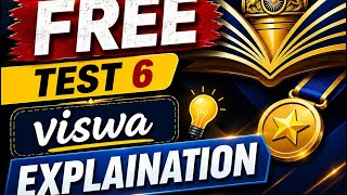 TEST-6 STATE TOPPER FREE TEST EXPLAINATION|#tnpsc #tnusrb #motivation