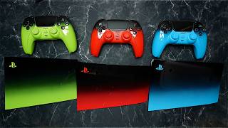 EVERY New PS5 Controllers: Rhythm Blue, Techno Red & Remix Green + Matching Plates!