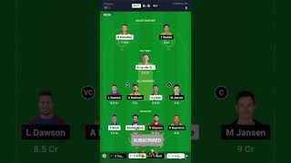MICT vs SEC Dream11 | MICT vs SEC Dream11 Prediction | MI Cape Town vs Sunrisers Eastern Cape Today