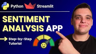 I Built a Sentiment Analysis App in 9 Minutes (Python + Streamlit Tutorial)