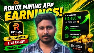 ROBOX Mining App Real Earnings Proof 😱 Live Withdrawal & Daily Income Test 2026 Tamil 🚀