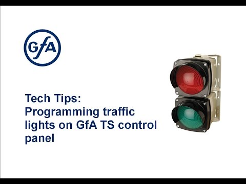 Tech Tips: Programming traffic lights on the GfA TS control panel