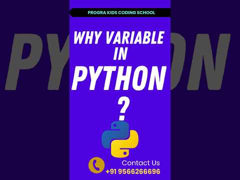 Why Variable in Python ? #shorts #python #pythonforkids #codingforkids #pythonforbeginners