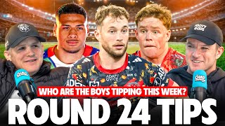 Who Are The Boys Tipping This Week? | Round 24 NRL Tips With Josh Morris