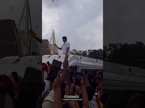 vijay coimbatore visit #vijay #coimbatore #tvk