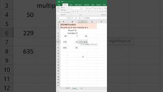 CEILING function को समझें II #exceledhub #exceltutorialinhindi #exceltipsandtricks
