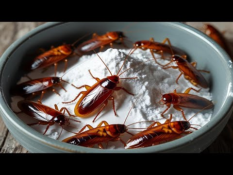 Cockroaches disappear in 1 minute without a trace of poison