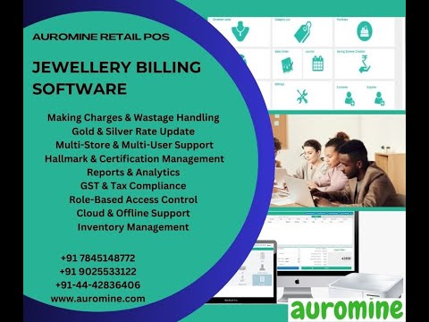 "Best Jewellery ERP Software in 2025: Streamline Your Jewellery Business with Auromine!