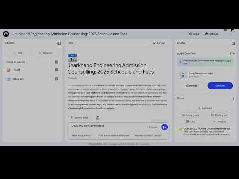 How to Summarize a Document in NotebookLM