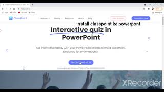 INSTALL CLASSPOINT TO POWERPOINT