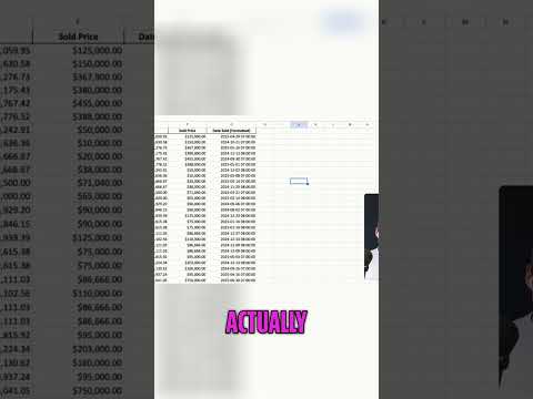 Organize Data: Acreage and ZIP Code Simplified! #shorts