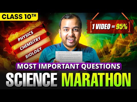 LAST LIVE for Science Exam - Complete Science || Most Important Questions || Class 10 Board Exam