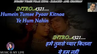 Humein Tumse Pyar Kitna Karaoke With Scrolling Lyrics Eng. & हिंदी