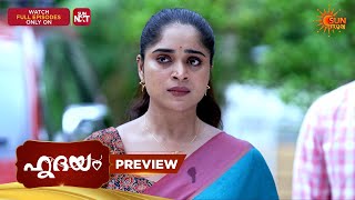 Hridhayam - Preview | 09 sep 2026 | Malayalam Serial | Sun Surya