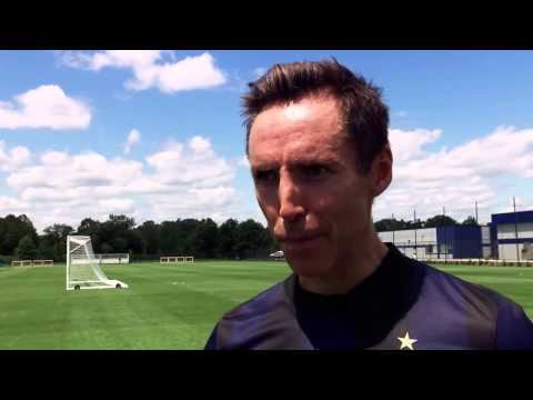 Steve Nash training with Inter