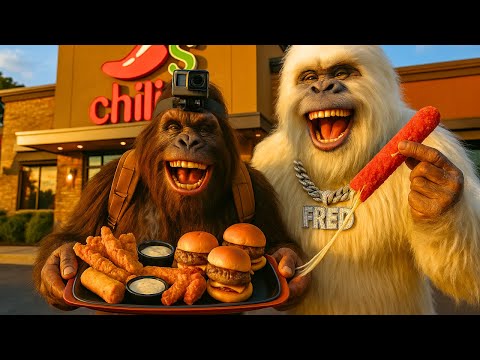 Trying Chili's TRIPLE DIPPER with Bigfoot and Yeti