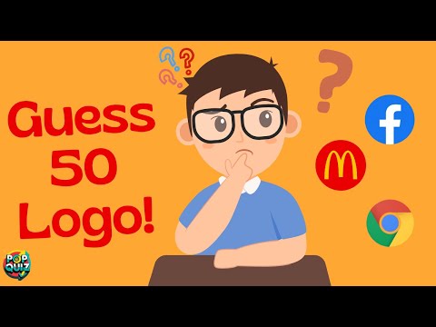 Guess The Logo Challenge | 50 Famous Logos | Logo Quiz 2025 #GuessTheLogo #LogoQuiz