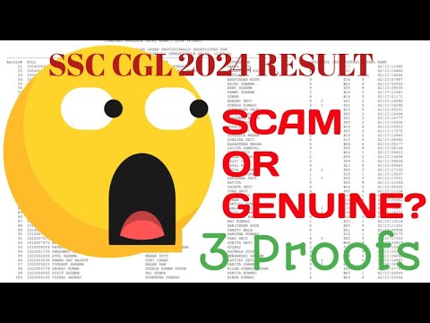 SSC CGL 2024 RESULT SCAM? | 3 PROOFS | END OF CONTROVERSY