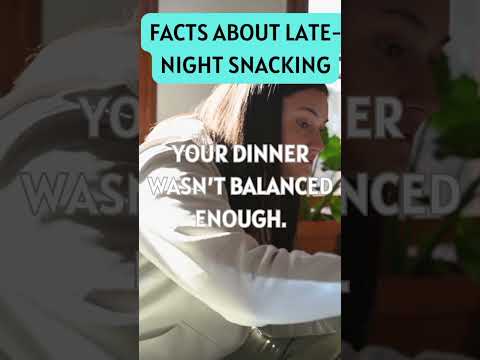 The SHOCKING Truth About Late-Night Snacking! 🌙🍟 #HealthHacks #BetterSleep #NighttimeCravings