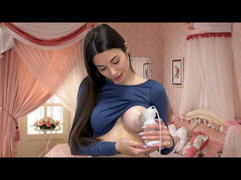 Breastfeeding pump Tips with Scarlet【pigeon搾乳機/Breast Pump Tutorial】手動搾乳機の使い方講座 保育士が解説 #育児 #子育て #搾乳
