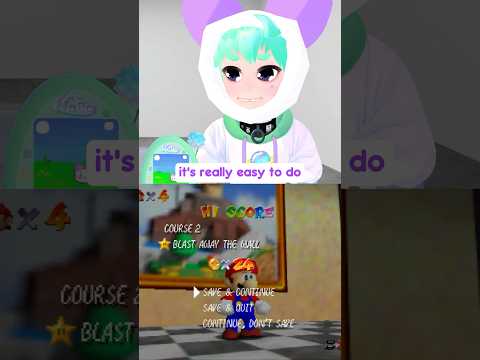 How to do Cannonless trick in SM64 #vtuber #tutorial