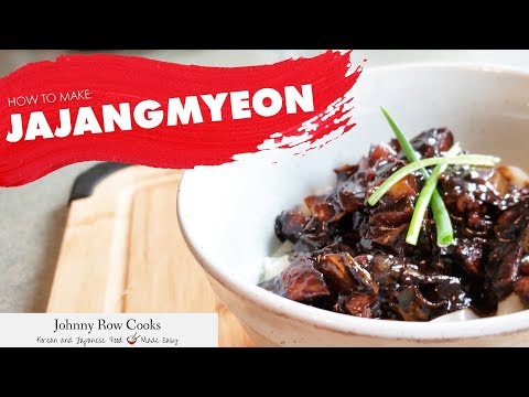 How to Make Homemade Korean Jajangmyeon Noodles