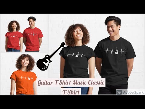 Guitar Shirt Music Tshirt $19.90