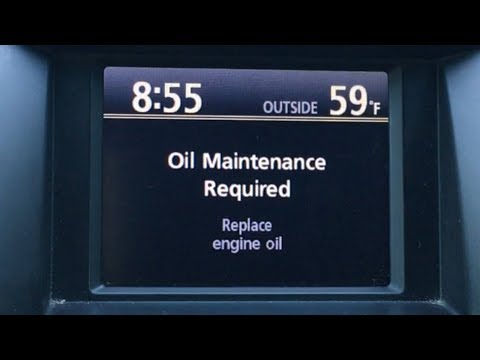 Toyota Highlander Hybrid Limited - "Oil Maintenance Required" Message Reset Procedure