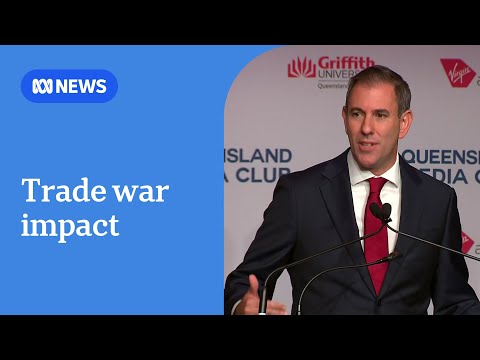 Treasurer issues grim message on economy if trade war takes hold | ABC NEWS