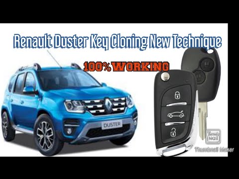 Renault Duster Key Cloning New Technique 100% Working SUPER REMOTE/Logan verito Nissan terrano
