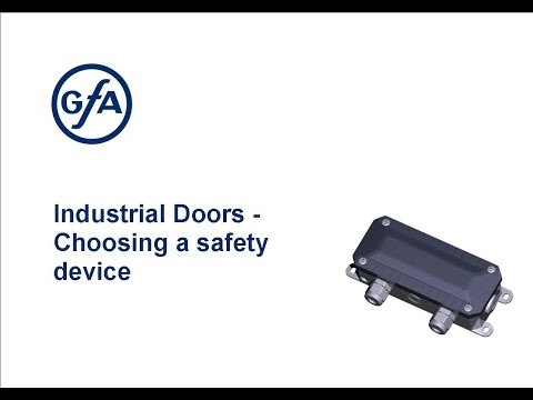 Industrial Doors - Choosing a Safety Device