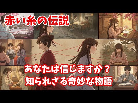 赤い糸の伝説、あなたは信じますか？   知られざる奇妙な物語#都市伝説 #怖い話