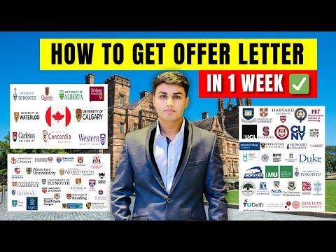 How to Get Offer Letter from University 2025 | 3 Easy Steps to Get an Offer Letter