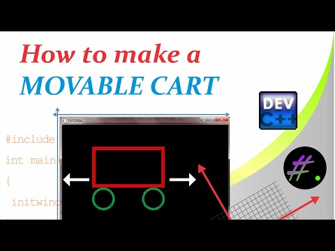 Part 16 | Making a movable cart | Graphics in C++