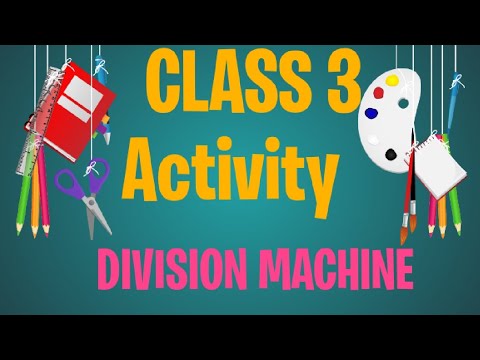 How to make division machine....Class3 Activity.. DIVISION MACHINE working model...#mathstricks