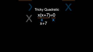 Tricky math: Quadratic equation | Brain test #trickymath #quadraticequation #braintest #shorts