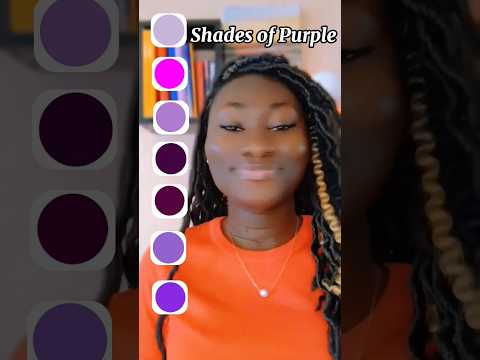 Shades of Purple💜 #shorts #englishteacher #englishvocabulary