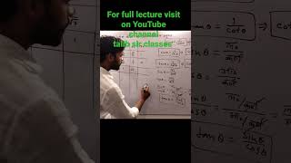 trigonometry table #trigonometry_formulas #trigonometry_table #trigonometry_ratios