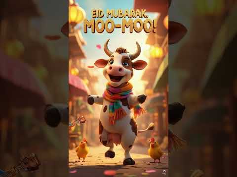 Bakra Eid Special Cow Video 2025! #BakraEid2025#QurbaniCow#CowVideo#EidMubarak#FunnyJanwar