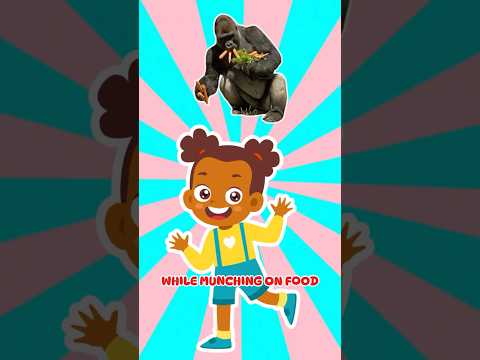 🐒 Fun Gorilla Fact You WON’T Believe! 🐵💨 #funfacts #shortsforkids