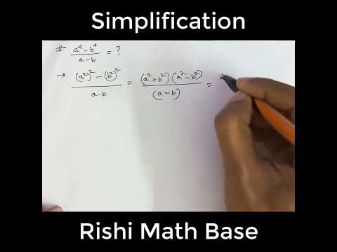 A simple algebraic problem solving, Rishi Math Base, 240725