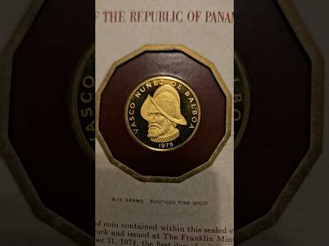 Panama Balboa Gold Proof Coin! #Gold #World #Coins