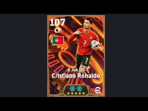 Cristiano Ronaldo Big Time 107 karta eFootball 25 #efootball #funk #ronaldo 
