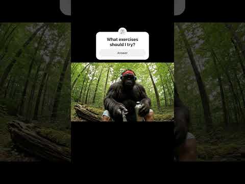 I’m so out of shape. #bigfoot #bigfootvlog #ai #wildlife #bigfootai #animals #weirdness #funny
