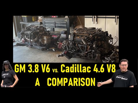 FIERO PROJECT: COMPARING Engines- GM 3.8L V6 | 4.6L Cadillac V8 SideBySide +What BRAKES TO USE?! Ep2